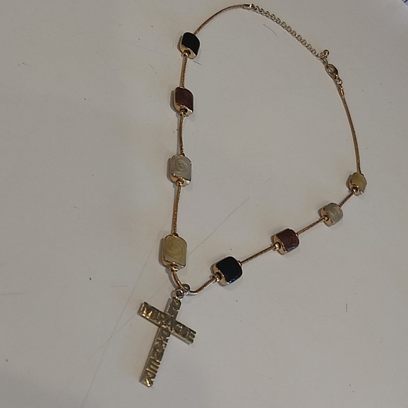 3 items 🧚🏻for $20🧚🏻necklasewith black tan and brown stones - Picture 2 of 7